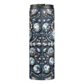 デニム&ダイアモンズグラムきらきら光るバラジュエリー タンブラー (裏面)