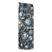 デニム&ダイアモンズグラムきらきら光るバラジュエリー タンブラー (回転右)