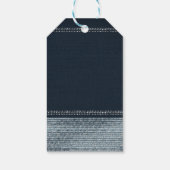デニム&ダイアモンズグラムシきらきら光るックファエレガントイト ギフトタグ (裏面)