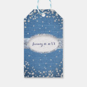 デニム&ダイアモンズグラムスキャストパーテきらきら光るィーのお願い ギフトタグ (裏面)