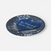 デニム&ダイアモンズグラムバースデーパーティー ペーパープレート (アングル)