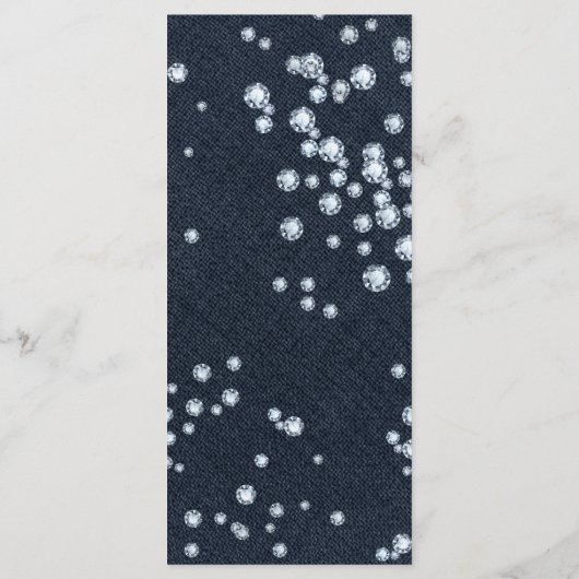 デニム&ダイアモンズグラモールシックイベントメニューカード メニュー (裏面)