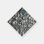 デニム&ダイアモンズジェムストーンジャンバースデーパーティー スタンダードカクテルナプキン (角)