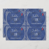 デニム&ダイアモンズブルージーンズきらきら光るパーティー座席表 シーズンカード (正面/裏面)