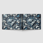 デニム&ダイアモンドきらきら光るズジェムストーングラムジュエリー ゲストブック (全面)