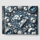 デニム&ダイアモンドきらきら光るズジェムストーングラムジュエリー ゲストブック (裏面)