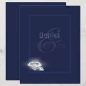 デニム&ダイヤモンド固定紙。 (正面/裏面)