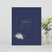 デニム&ダイヤモンド固定紙。 (スタンド正面)