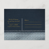 デニム＆ダイヤモンド グラム ブリング セーブ・ザ・デート パーティー 案内ポストカード (裏面)