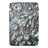 デニム＆ダイヤモンド ジェムストーン ブリング ジーン バスマット (正面縦)