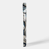 デニム＆ダイヤモンド ジェムストーン ブリング ジーン Case-Mate iPhoneケース (裏面 / 左)