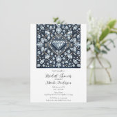 デニム＆ダイヤモンド ブリングラム ブライダルシャワー 招待状 (スタンド正面)