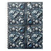 デニム＆ダイヤモンド ブリング ジェムストーン グラム ジュエリー ノートブック (正面)