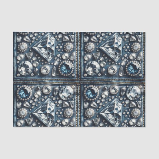 デニム＆ダイヤモンド ブリング ジェムストーン グラム ジュエル 薄葉紙 (正面)