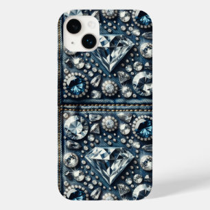 デニム＆ダイヤモンド ブリング ジェムストーン グラム ジュエル Case-Mate iPhone 14 PLUSケース