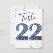 デニム＆ダイヤモンド ブリング スパークル テーブルナンバー 22 (裏面)