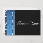 デニム＆ダイヤモンド 招待状III 招待状 (裏面)