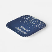 デニム&ダイヤモンドSweet sixteen16誕生日 ペーパープレート (傾斜あり)