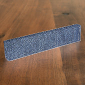 デニム デスクネームプレート (側面)