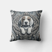 デニム&ドッグ5 クッション (裏面)