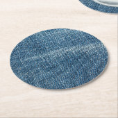デニム ラウンドペーパーコースター (アングル)