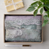 デニム&レースフローラファンタジー蝶デクページ 薄葉紙 (ギフト)