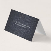 デニム 名刺 (裏面)