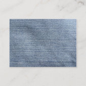 デニム 名刺 (裏面)