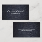 デニム 名刺 (正面/裏面)