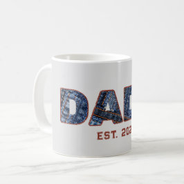 デニムDADA 新しいパパへのギフト コーヒーマグカップ