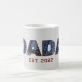 デニムDADA 新しいパパへのギフト コーヒーマグカップ (中央)
