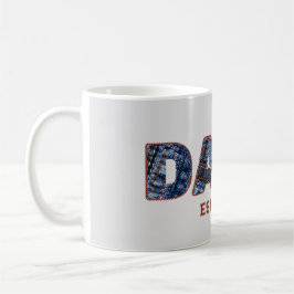 デニムDADA 新しいパパへのギフト コーヒーマグカップ