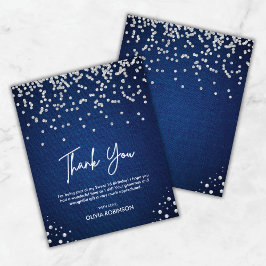 デニムSweet sixteen16番目の誕生日サンキューカード