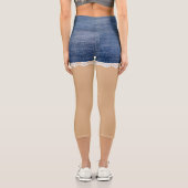 デニレースのようムおもしろいの肌色 カプリレギンス (裏面)