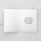 デニースブルフランスのドッグハッピーバースデー カード (内部)