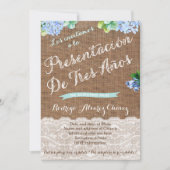 デニーニョのプレセンタシオンデトレアノス 招待状 (正面)