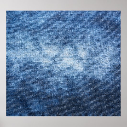 デニ擦り切れたム生地、テクスチャ付き背景。 ポスター (正面)