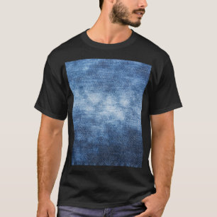デニ擦り切れたム生地、テクスチャ付き背景。 Tシャツ