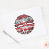 デネマークダニッシュエステリーヒッシュエステリーイクバウム ラウンドシール (封筒)