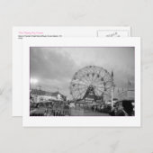 デノの疑問に思車輪パーク(Coney Is., NY)はがき ポストカード (正面/裏面)