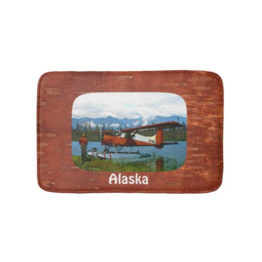 デハビランドビーバーフロートプレーン バスマット (正面)
