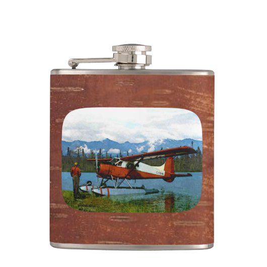 デハビランドビーバーフロートプレーン フラスク (正面)