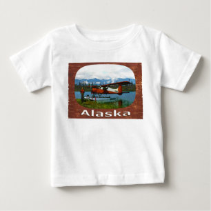 デハビランドビーバーフロートプレーン ベビーTシャツ