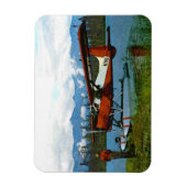 デハビランドビーバーフロートプレーン マグネット (縦)