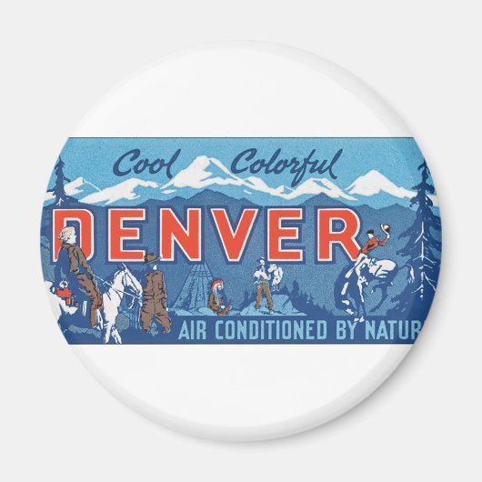 デバカッコいいーカラフル マグネット (正面)