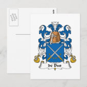 デバス家紋 ポストカード (正面/裏面)