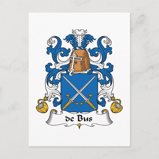 デバス家紋 ポストカード (正面)