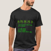 デバッおもしろいグProgramming Coder 99バグI Tシャツ (正面)