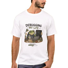 デバッグが私の人生 Funny Programmer Tシャツ | コーディング