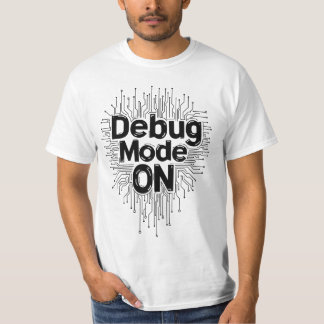 デバッグモードオン プログラマー コーディング 回路図 タイポ Tシャツ